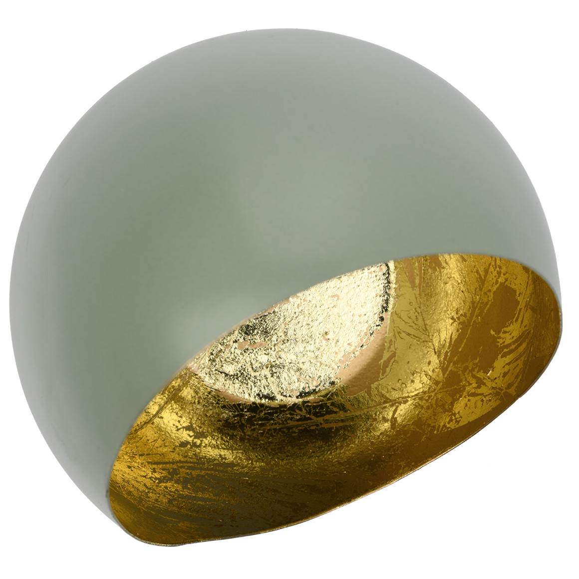 Grote theelichthouder in eivorm