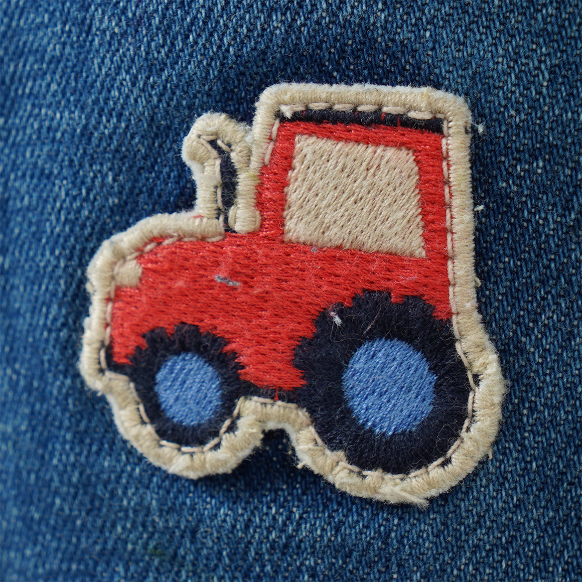 Baby pull-on jeans met stiksel