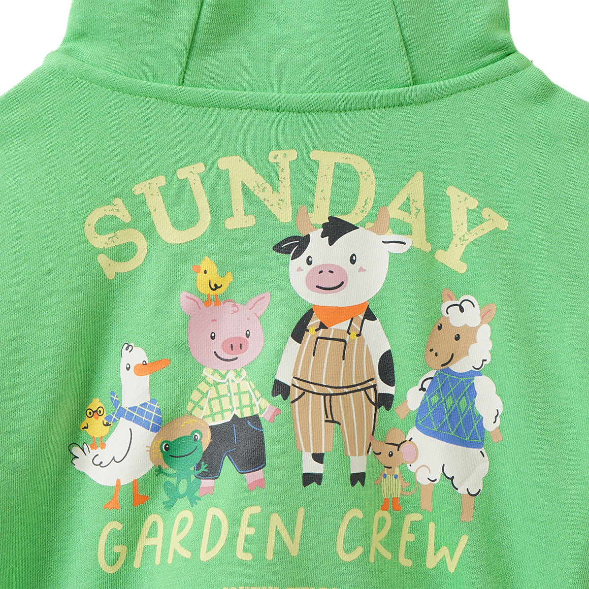 Baby Sweatjacke mit Bauernhof-Print