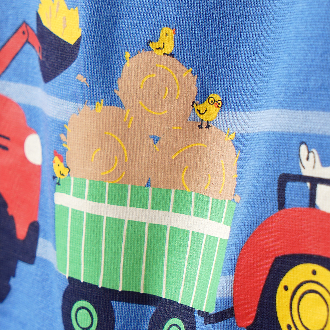 Baby T-Shirt mit Traktor-Print