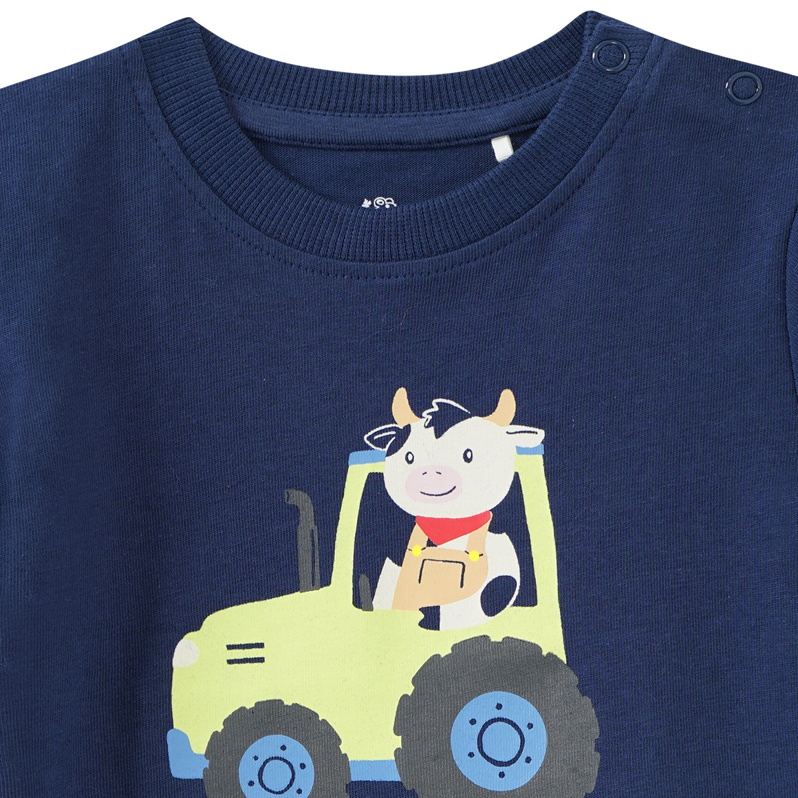 Baby T-Shirt mit Traktor-Print