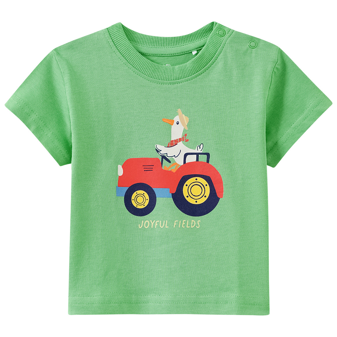 Baby T-Shirt mit Traktor-Print