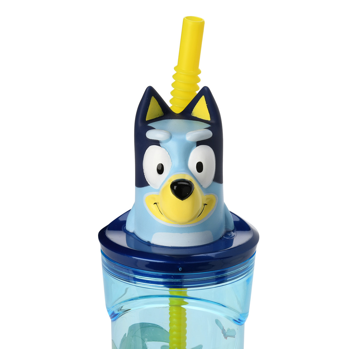Bluey  Trinkflasche mit Strohhalm