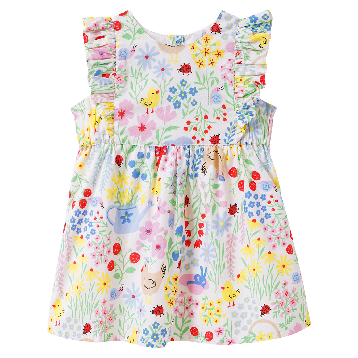 Baby Kleid mit Blumen-Allover