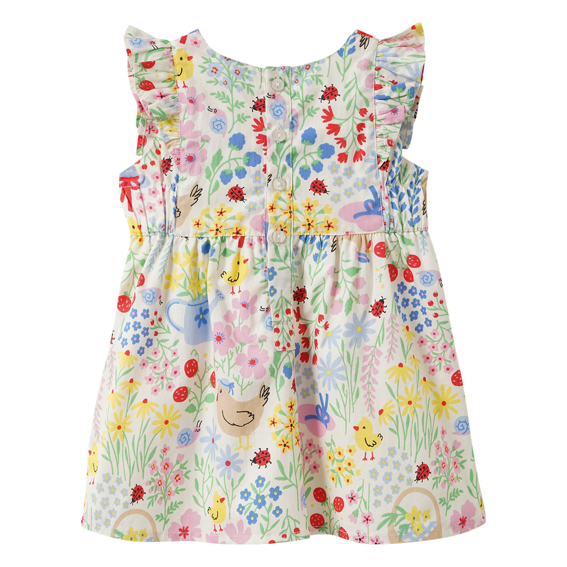 Baby Kleid mit Blumen-Allover