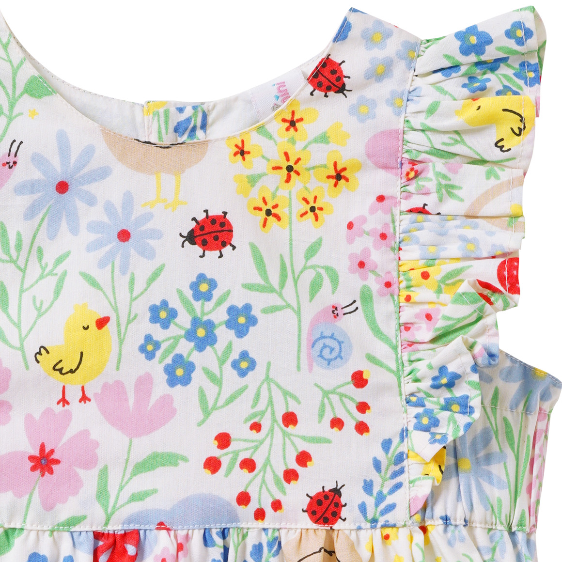 Baby Kleid mit Blumen-Allover