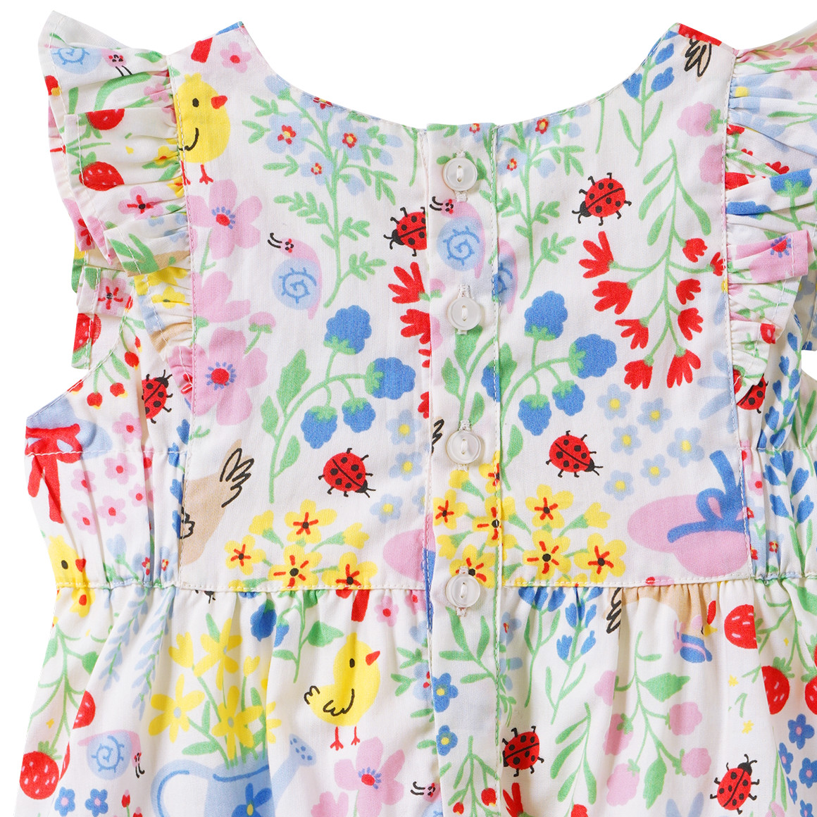 Baby Kleid mit Blumen-Allover