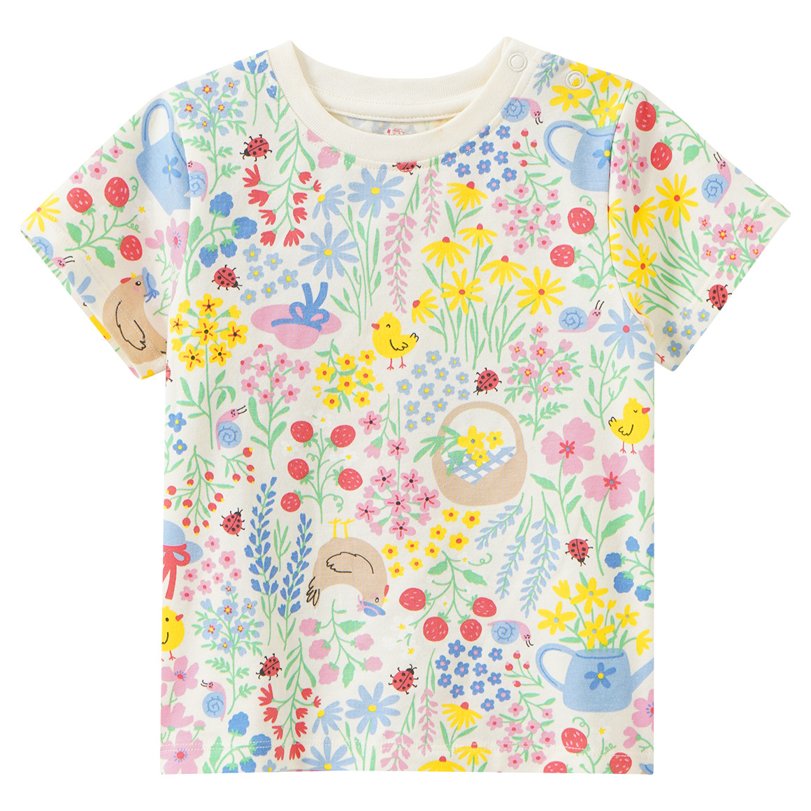 Baby T-Shirt mit Allover-Print