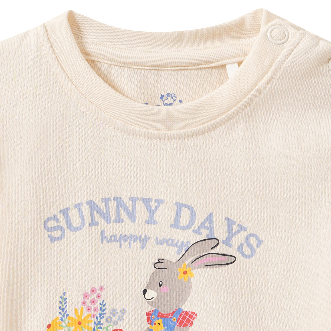 Baby T-Shirt mit Bauernhof-Print