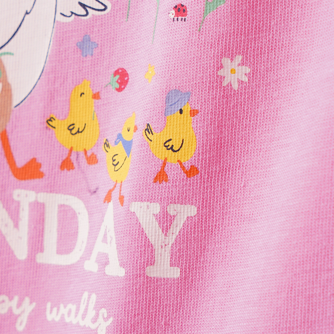 Baby T-Shirt mit Bauernhof-Print