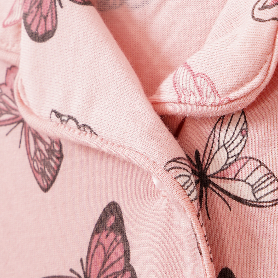 Mädchen Schlafanzug mit Schmetterling-Allover