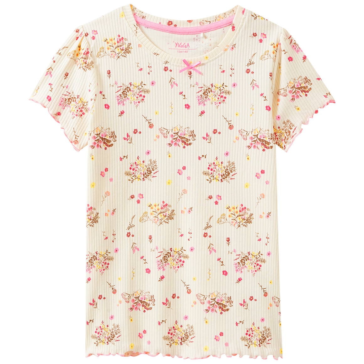 Mädchen Shorty mit Blumen-Allover