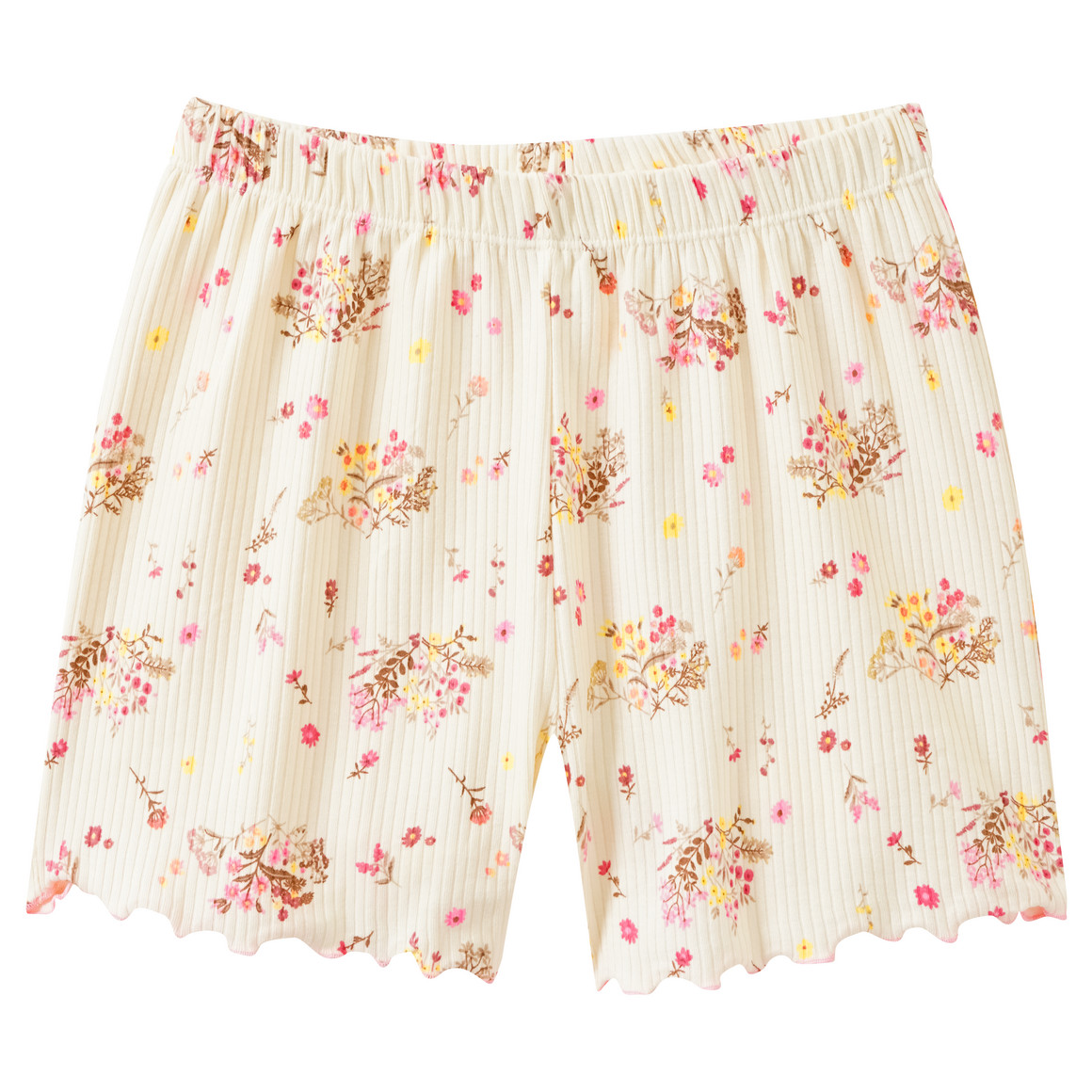 Mädchen Shorty mit Blumen-Allover