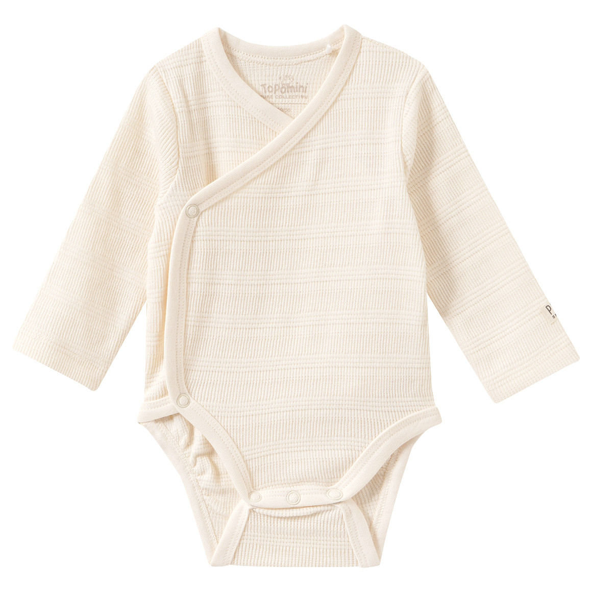 Newborn Wickelbody mit Strukturmuster