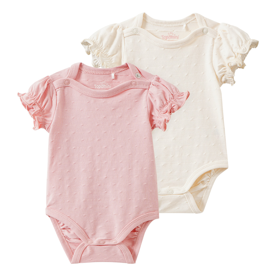 2 Baby Kurzarmbodys im Set