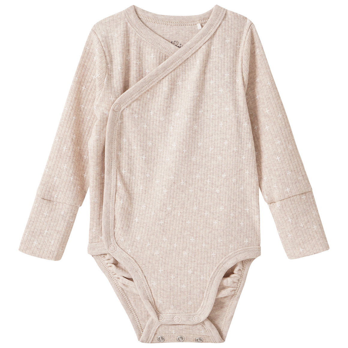 Newborn Set aus Wickelbody, Hose und Mütze
