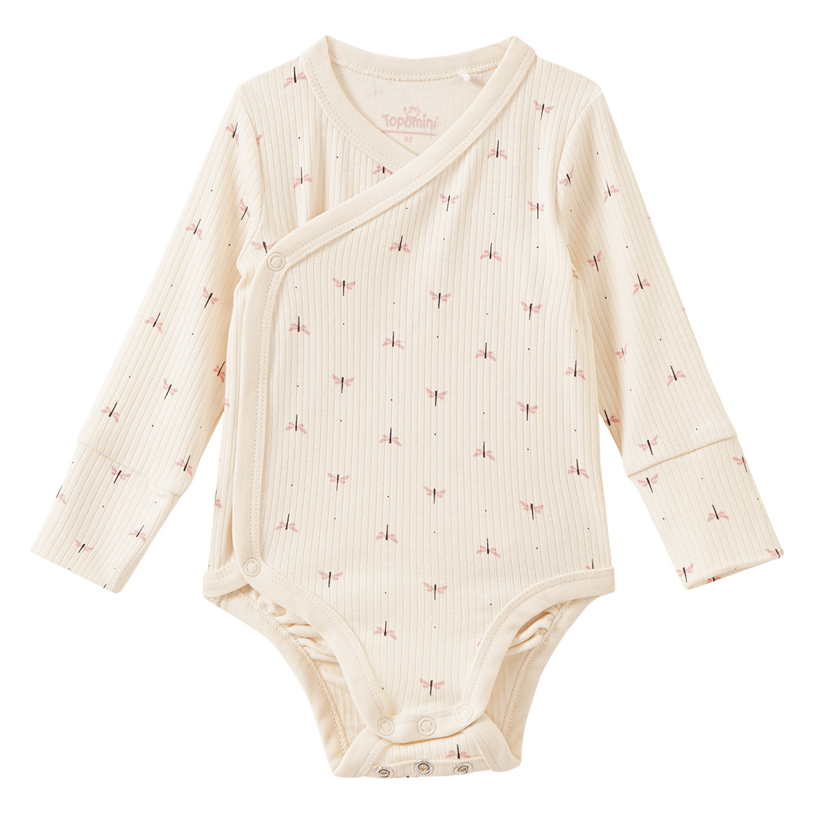 Newborn Set aus Wickelbody, Hose und Mütze