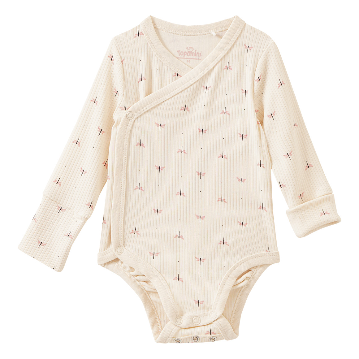 Newborn Set aus Wickelbody, Hose und Mütze