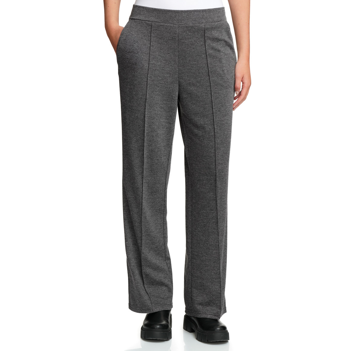 Damen Hose Leinen 2025 - Weite Beine Hohe Taille Bequeme Freizeithose Für Sommer