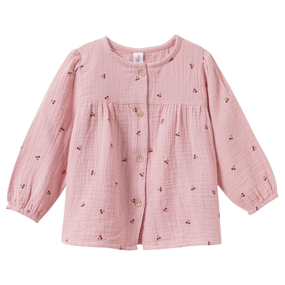 Baby Musselin-Bluse aus Bio-Baumwolle