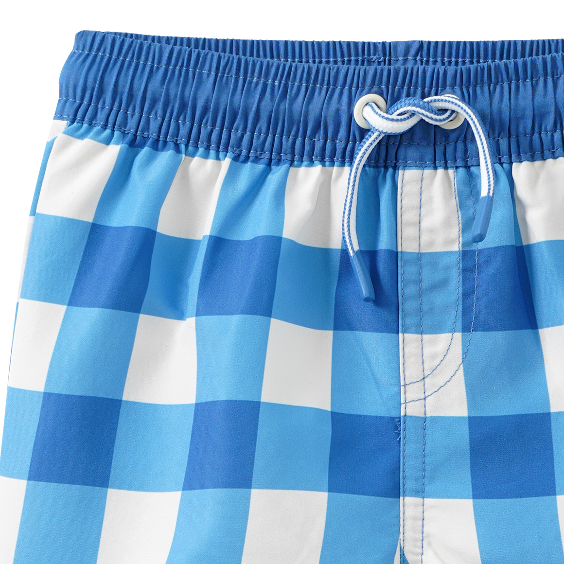 Baby Badeshorts mit Karo-Muster