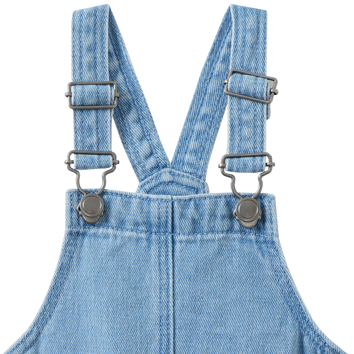 Baby Jeanslatzkleid mit Stickerei