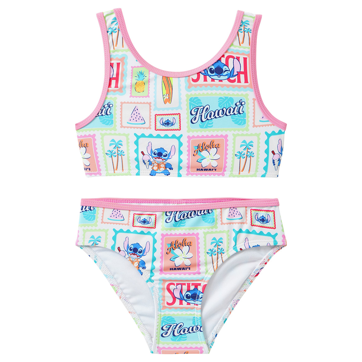 Disney Stitch Bikini mit sommerlichen Motiven