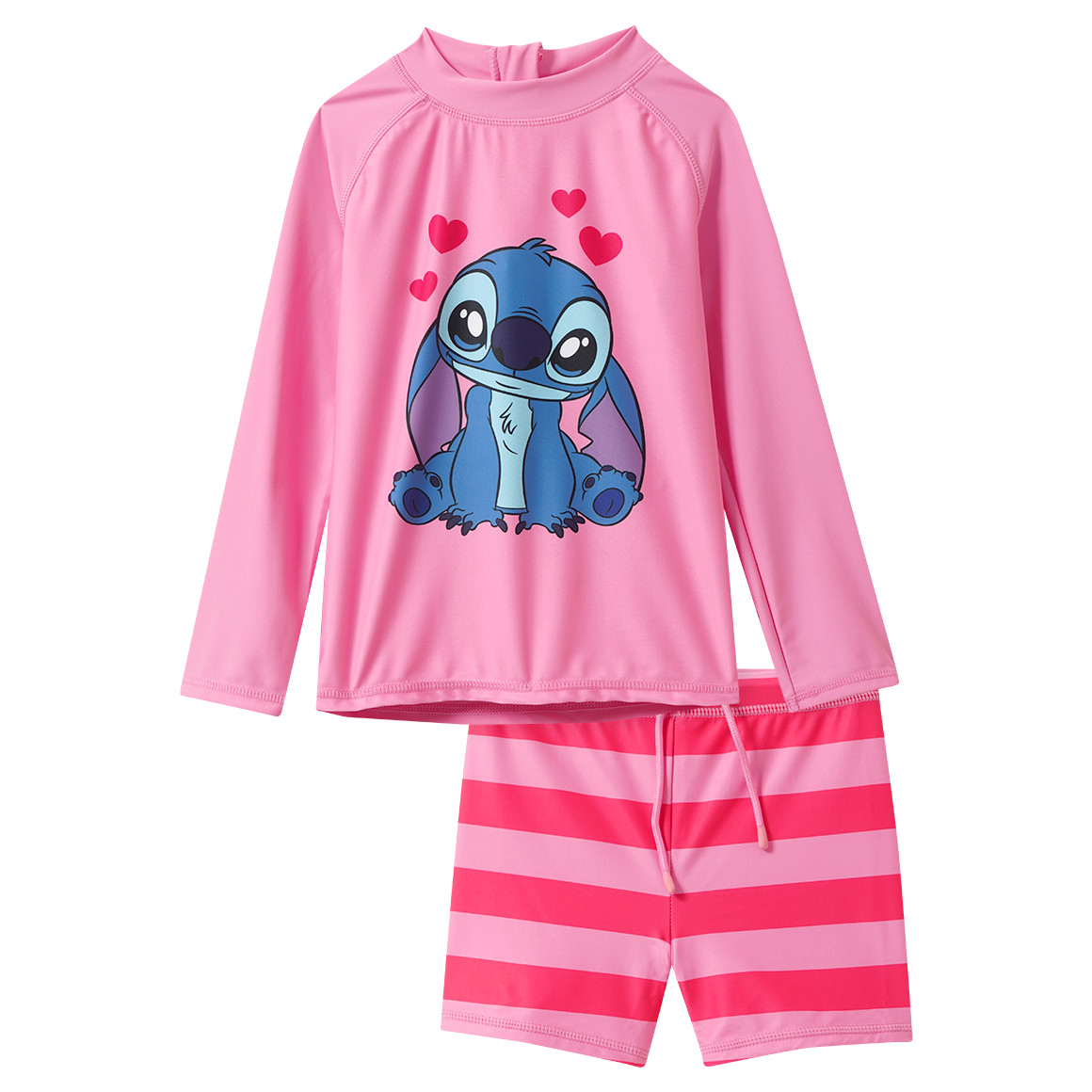 Disney Stitch UV-Set aus Badeshirt und Hose