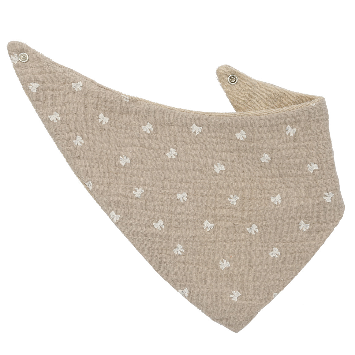 Baby Musselin-Bandana mit Frottee-Innenseite
