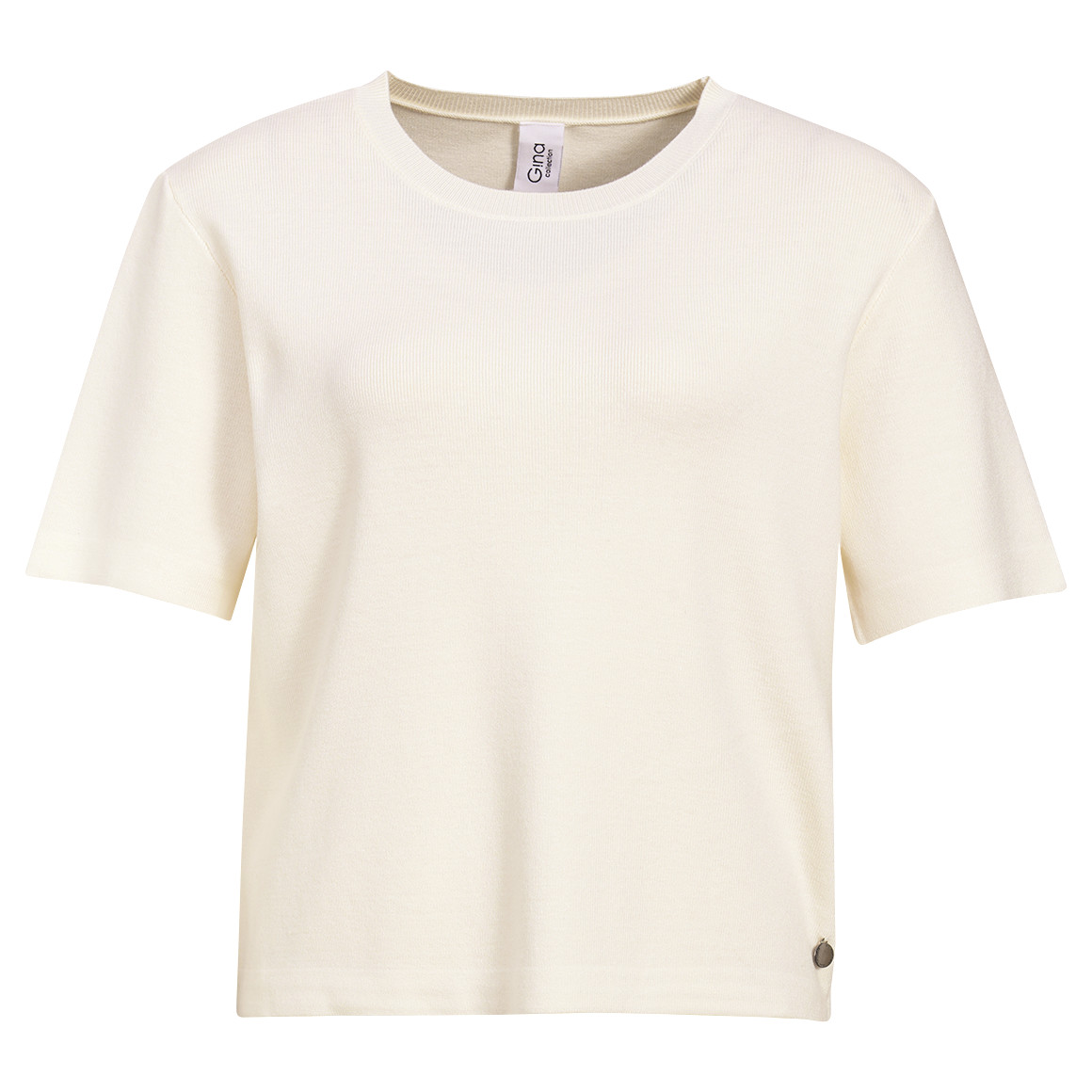 Damen Strickshirt mit kurzen Ärmeln