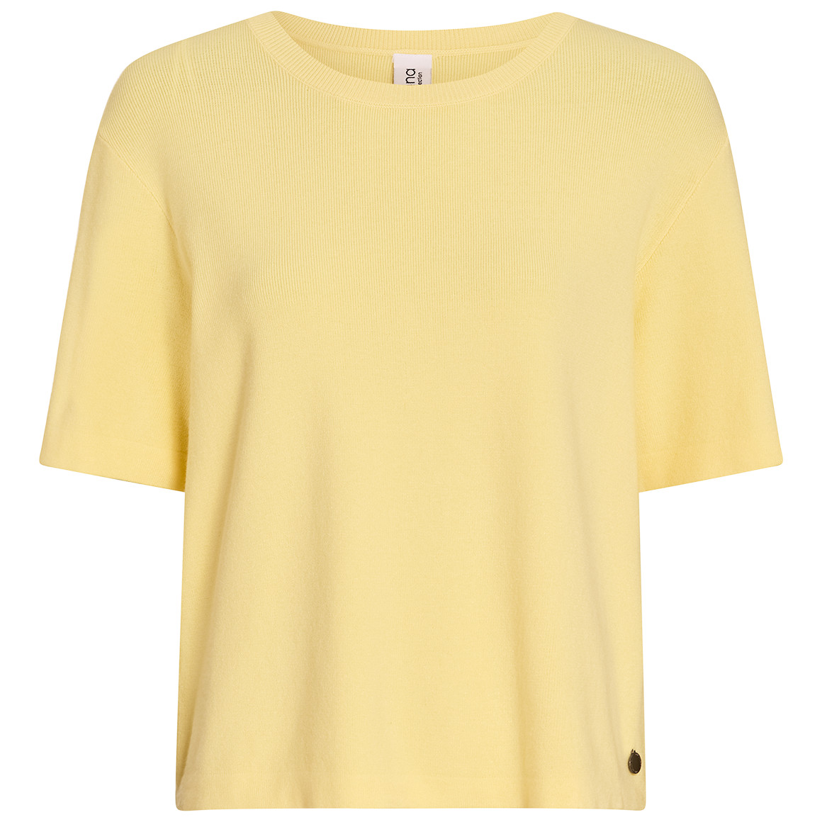 Damen Strickshirt mit kurzen Ärmeln