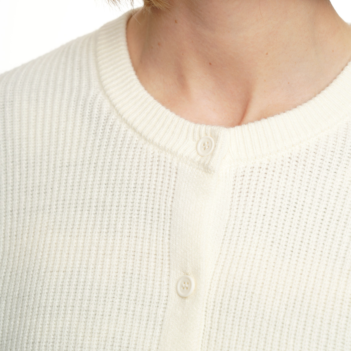 Damen Strickjacke mit halblangen Ärmeln