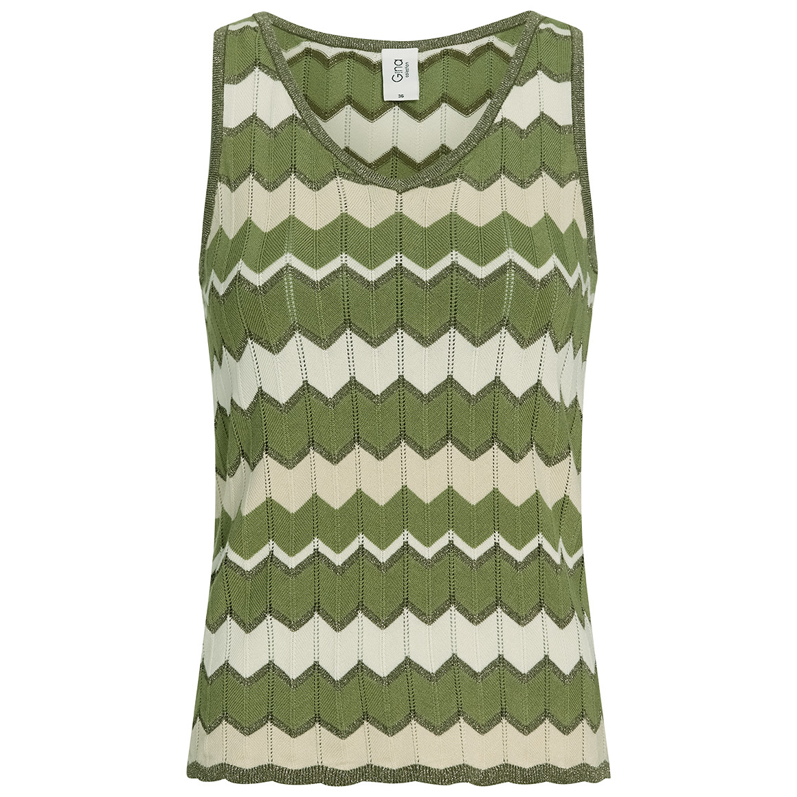 Damen Stricktop mit Effektgarn