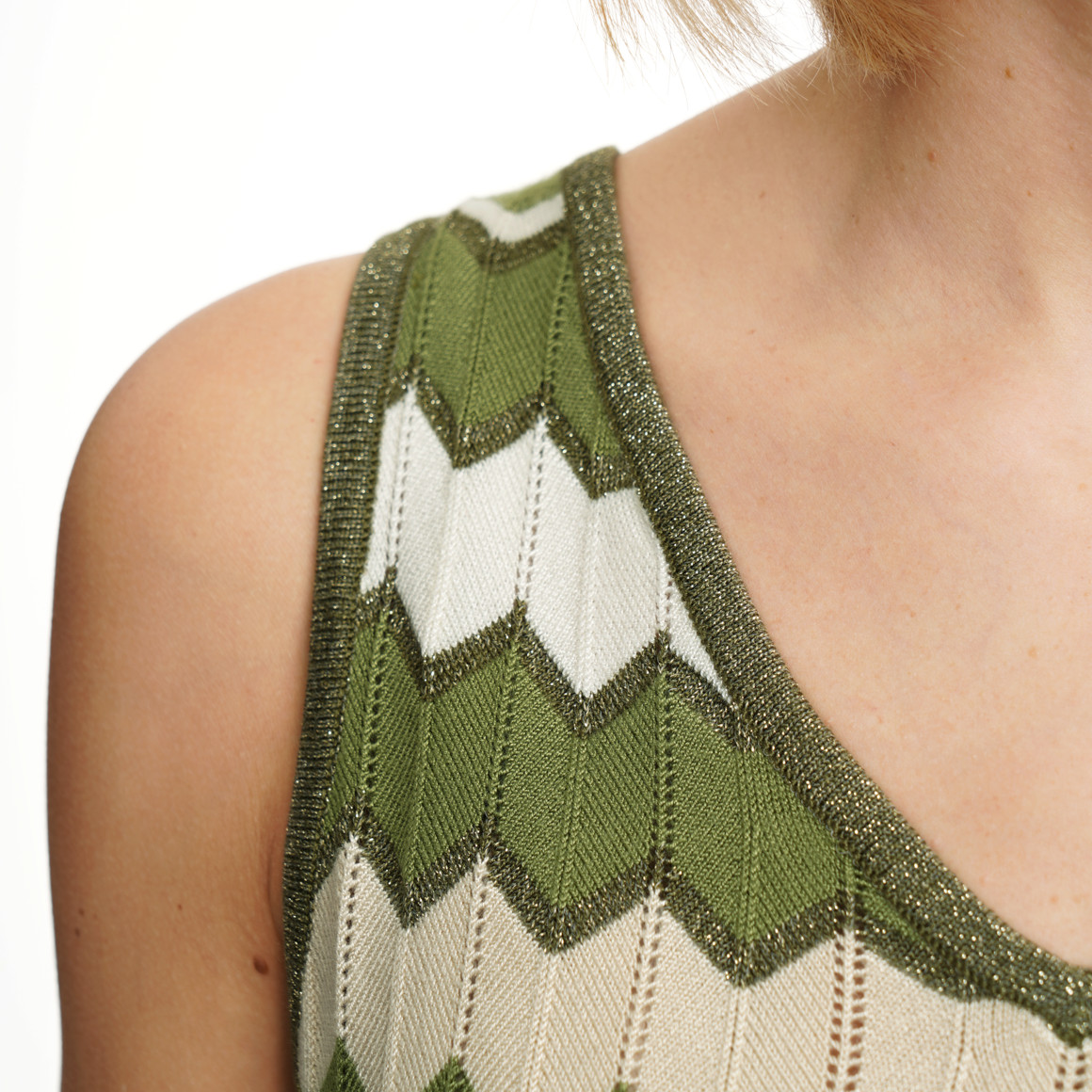 Damen Stricktop mit Effektgarn