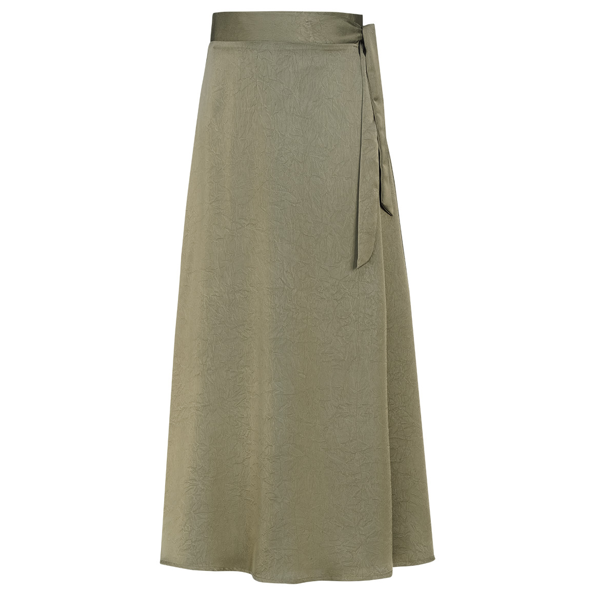 Damen Satin-Rock zum Wickeln