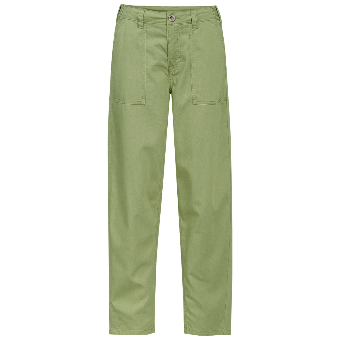 Damen Barrel-Hose aus Leinen-Mix