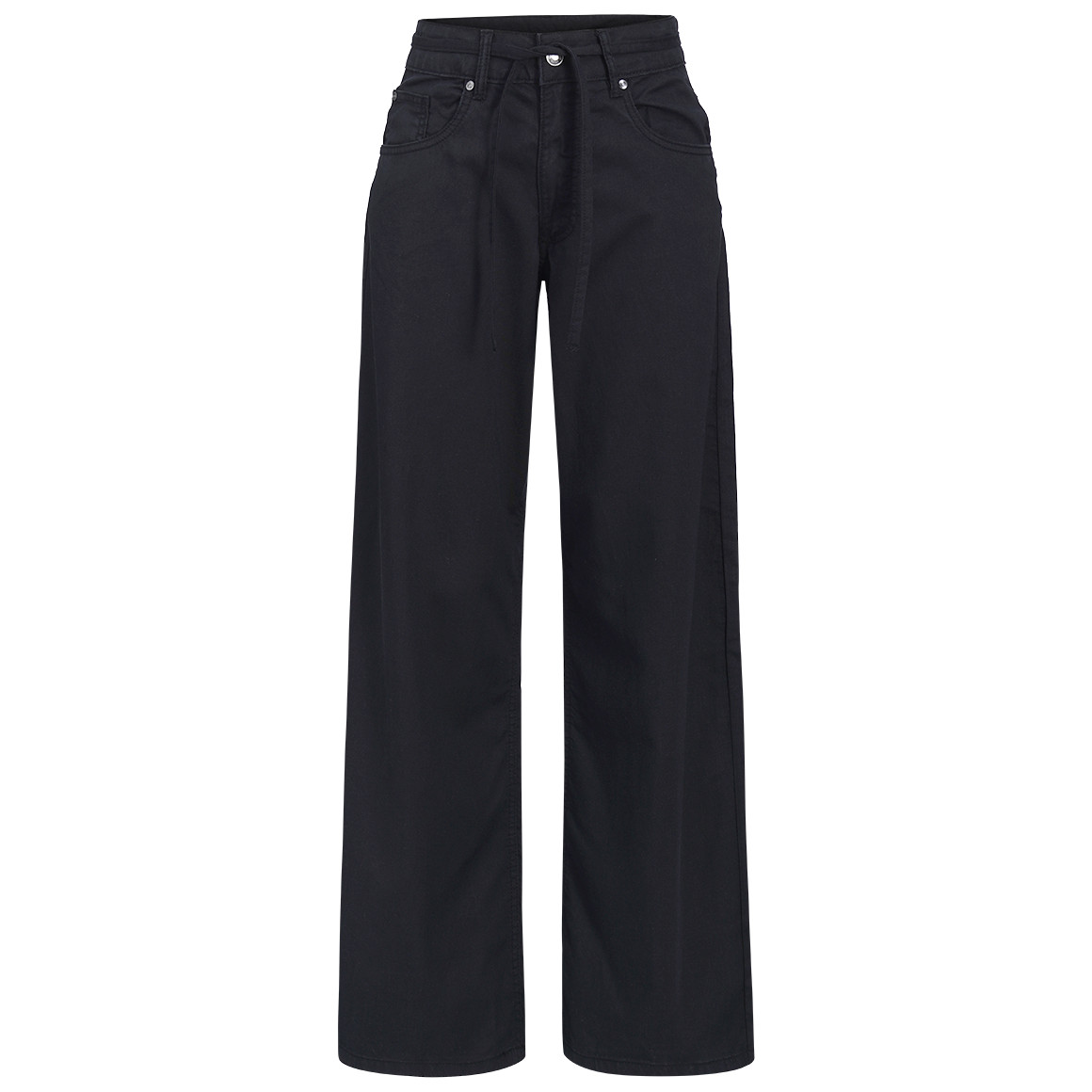 Damen Leinen-Hose mit Wide-Leg