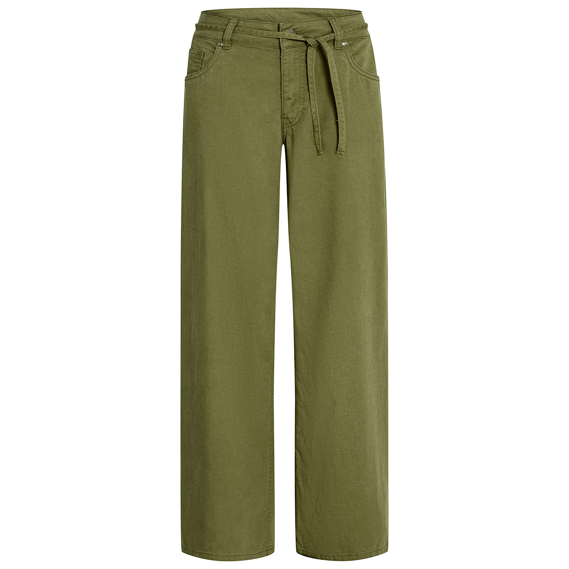 Damen Leinen-Hose mit Wide-Leg