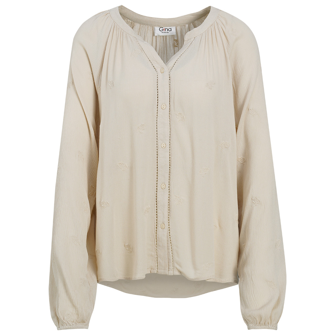 Damen Bluse in Crepp-Optik