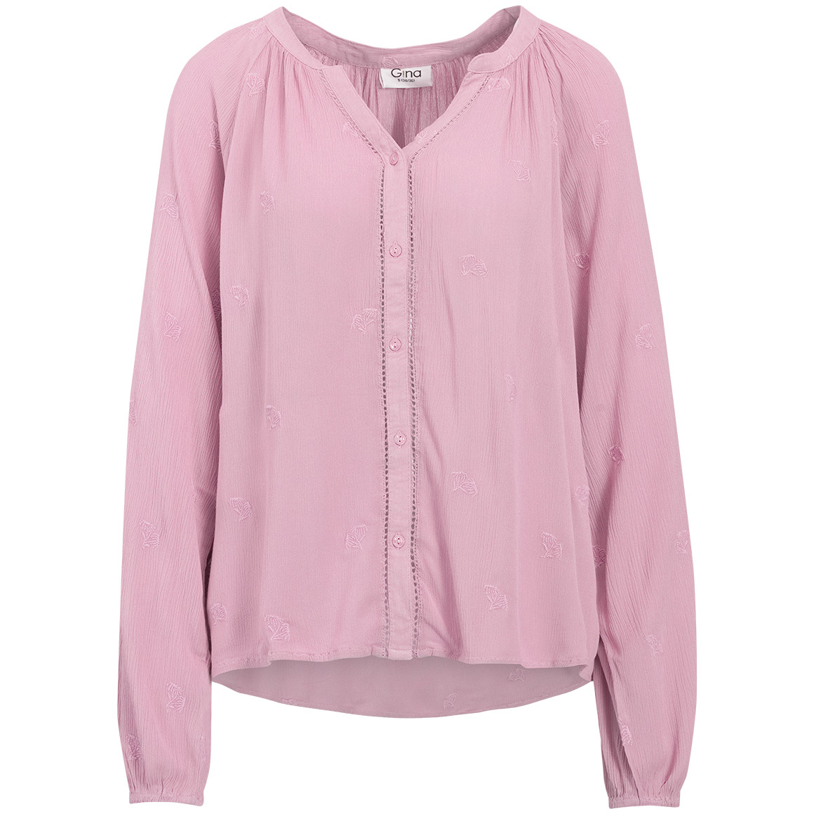 Damen Bluse in Crepp-Optik