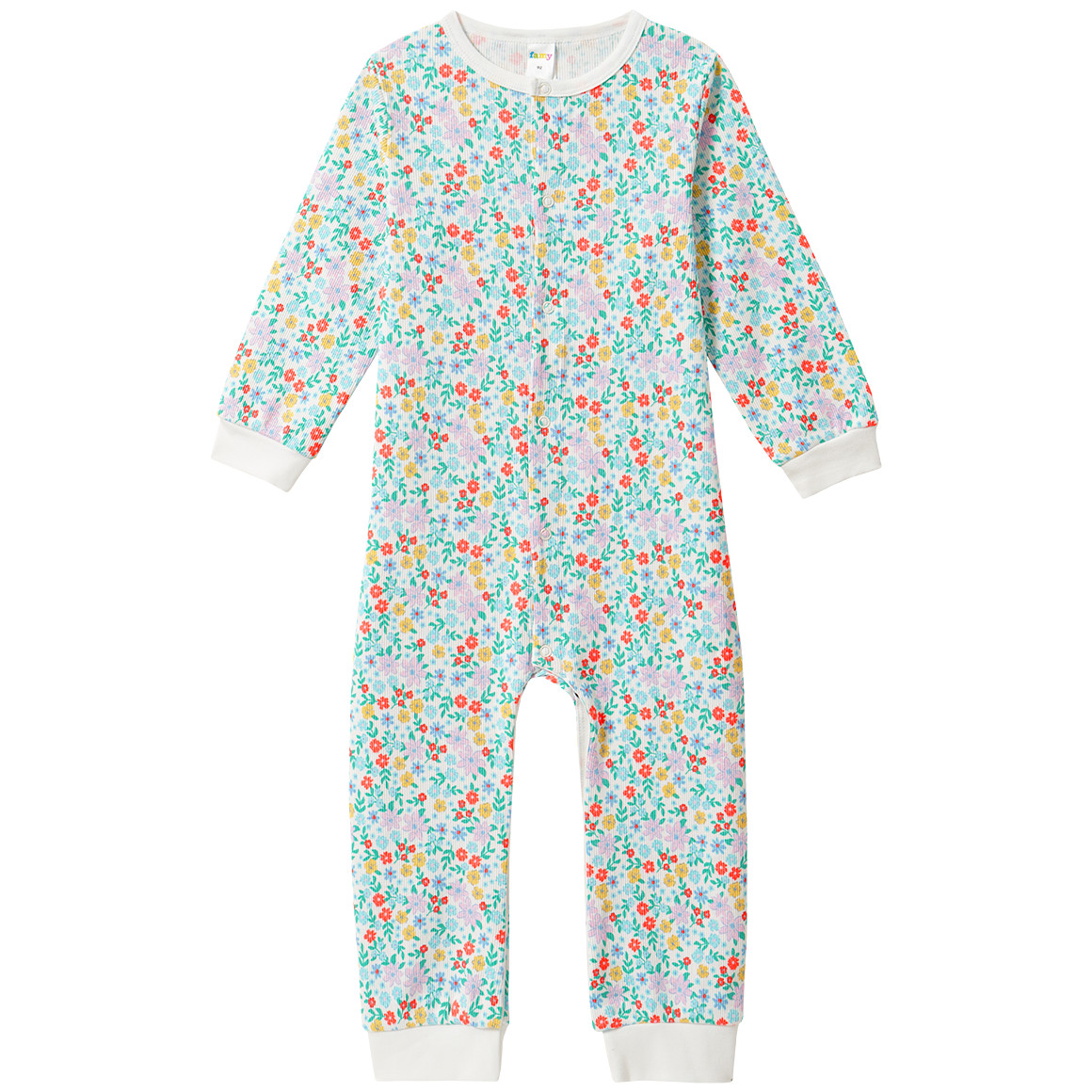 2 Baby Schlafanzüge mit Rippstruktur