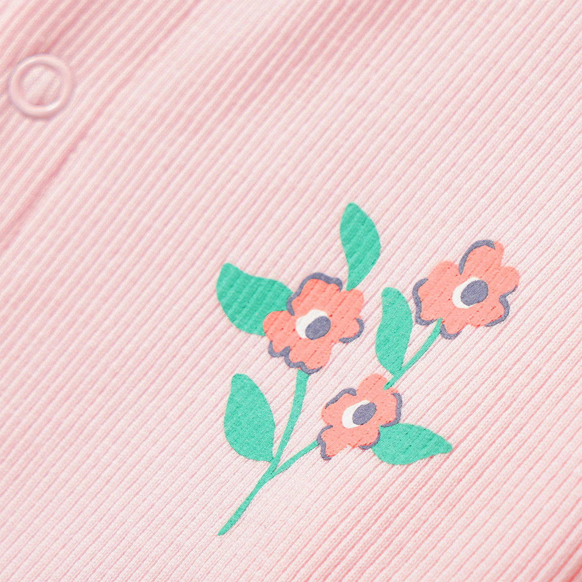 2 Baby Schlafanzüge mit Rippstruktur