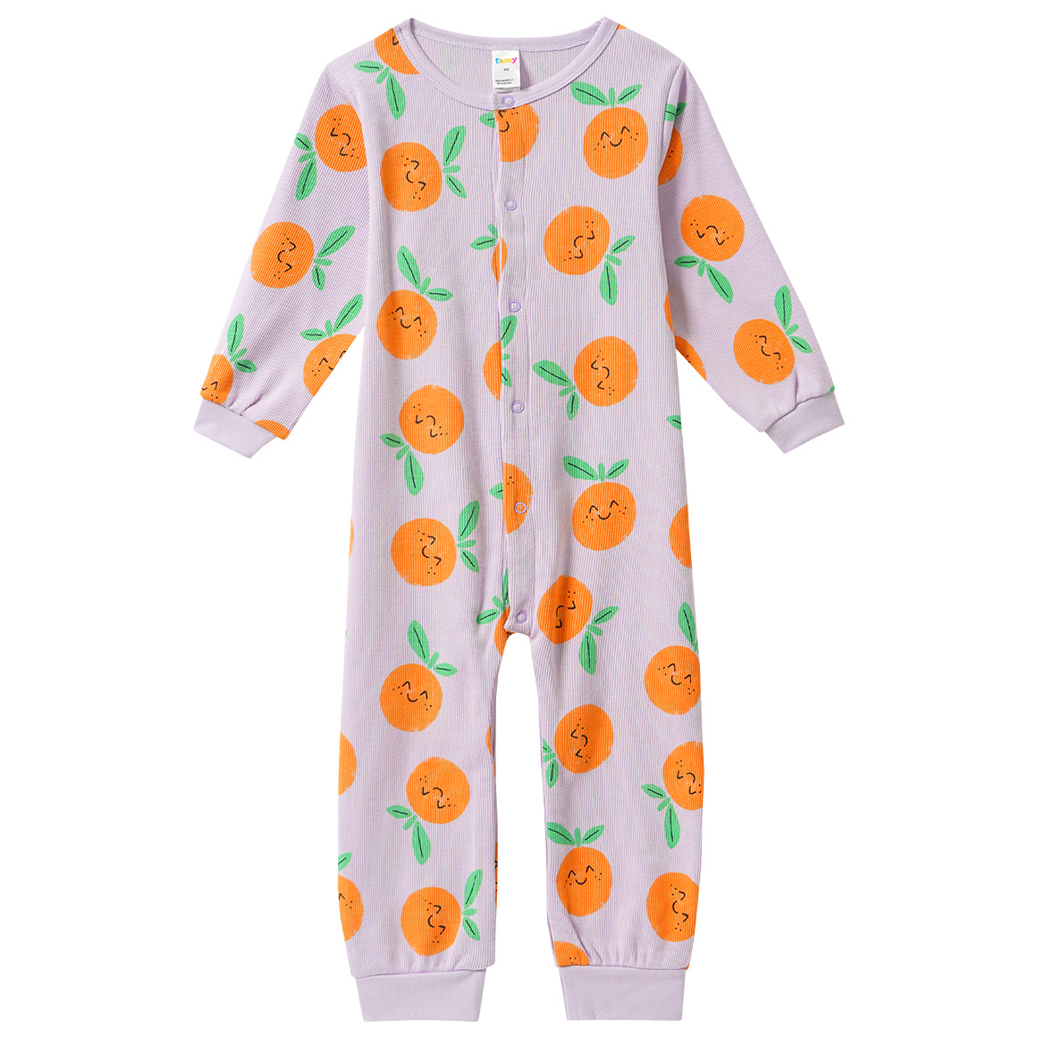 2 Baby Schlafanzüge mit Rippstruktur