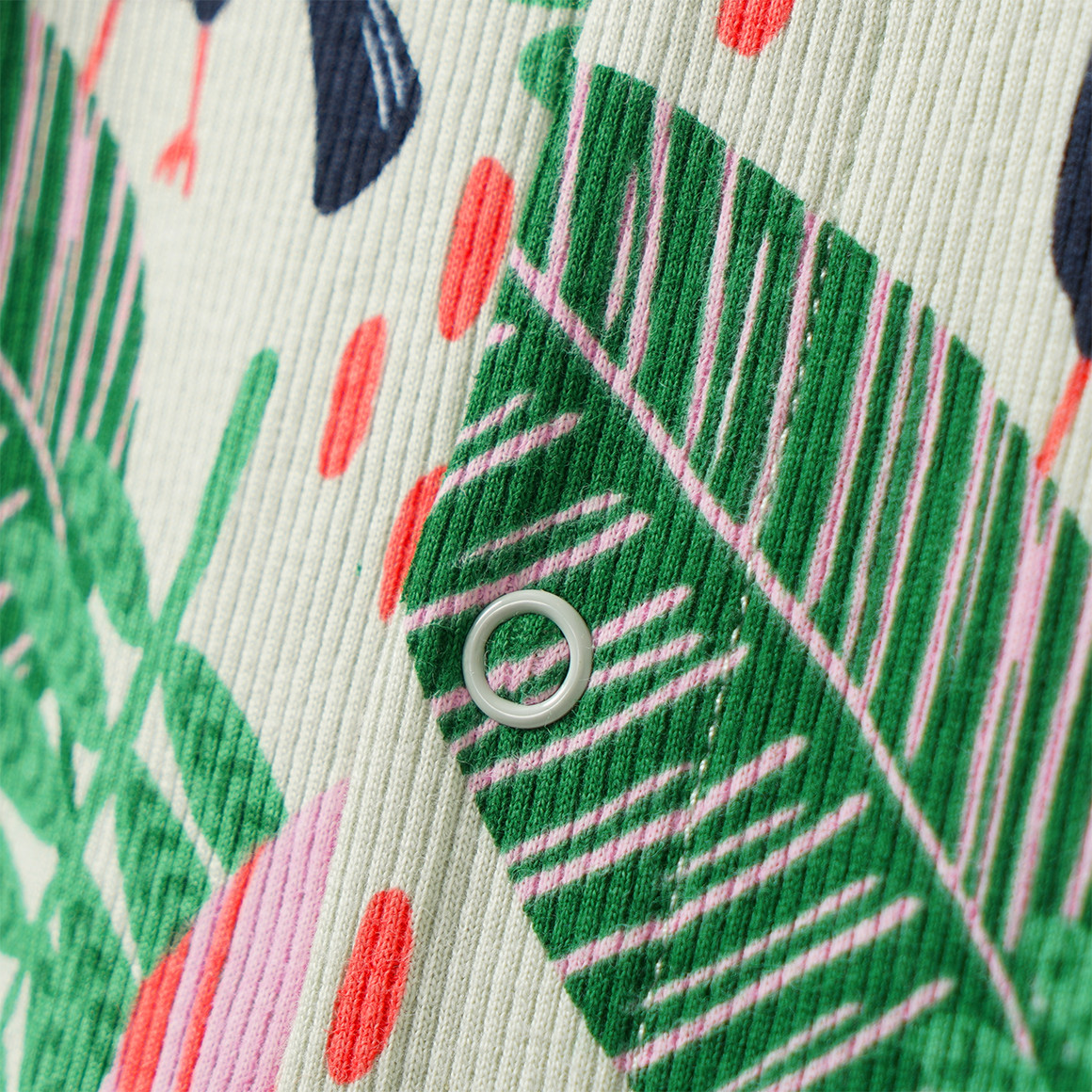 2 Baby Schlafanzüge mit Rippstruktur