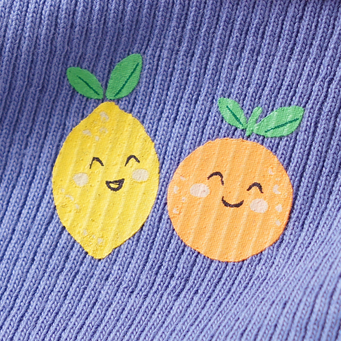 5 Mädchen Slips mit Rippstrukur