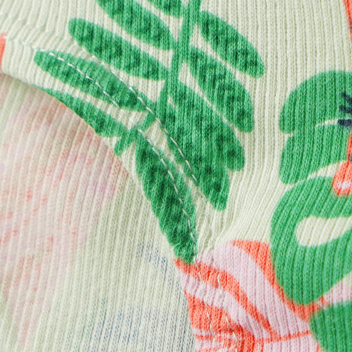 5 Mädchen Slips mit Rippstrukur