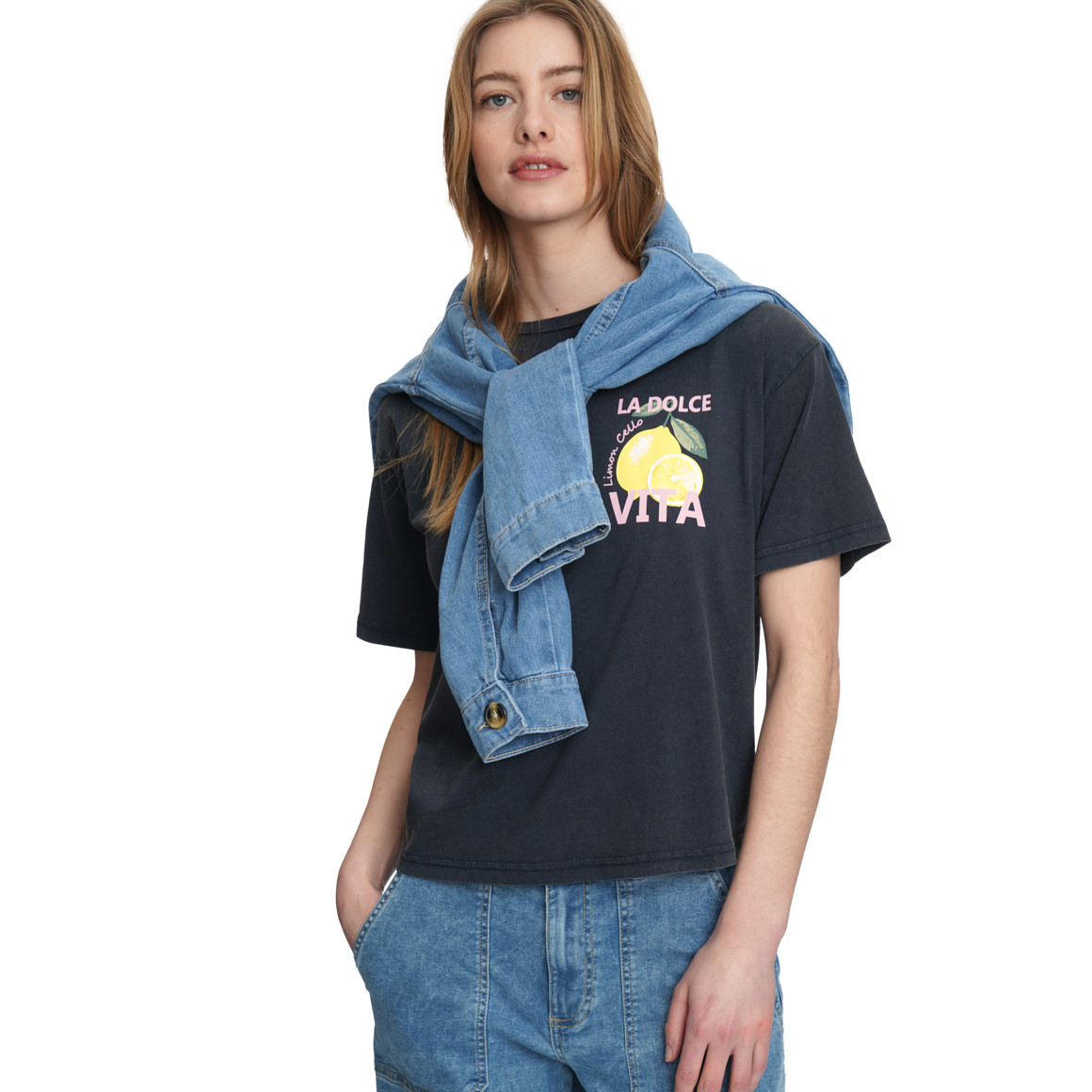 Damen T-Shirt mit Print