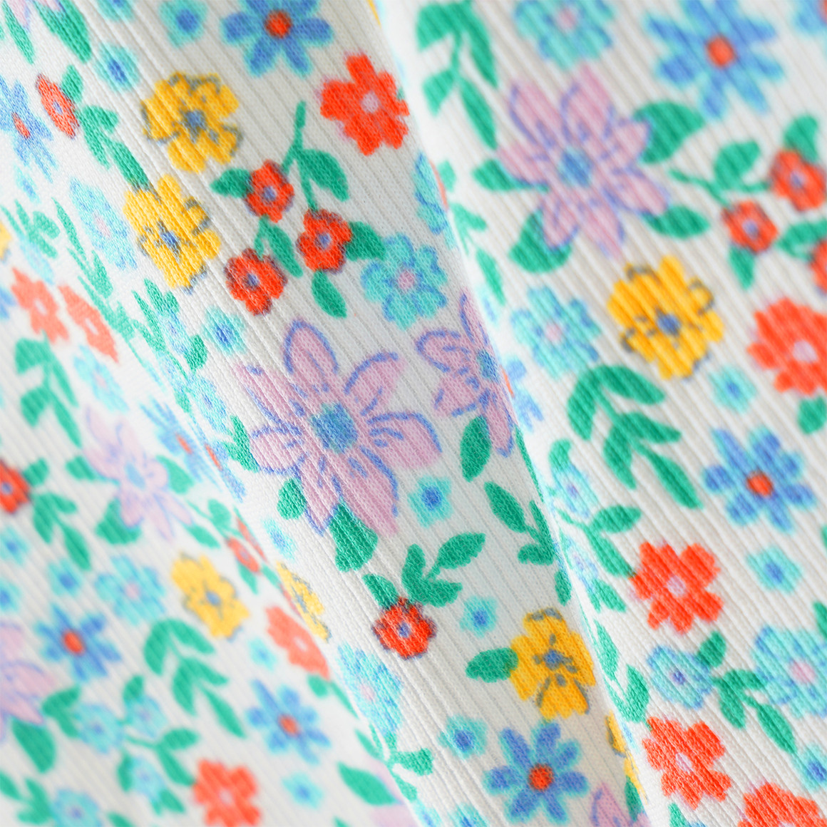 3 Mädchen Unterhemden mit Rippstruktur