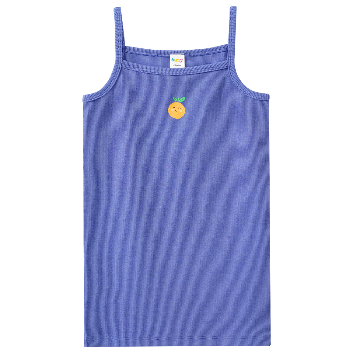 3 Mädchen Unterhemden mit Rippstruktur