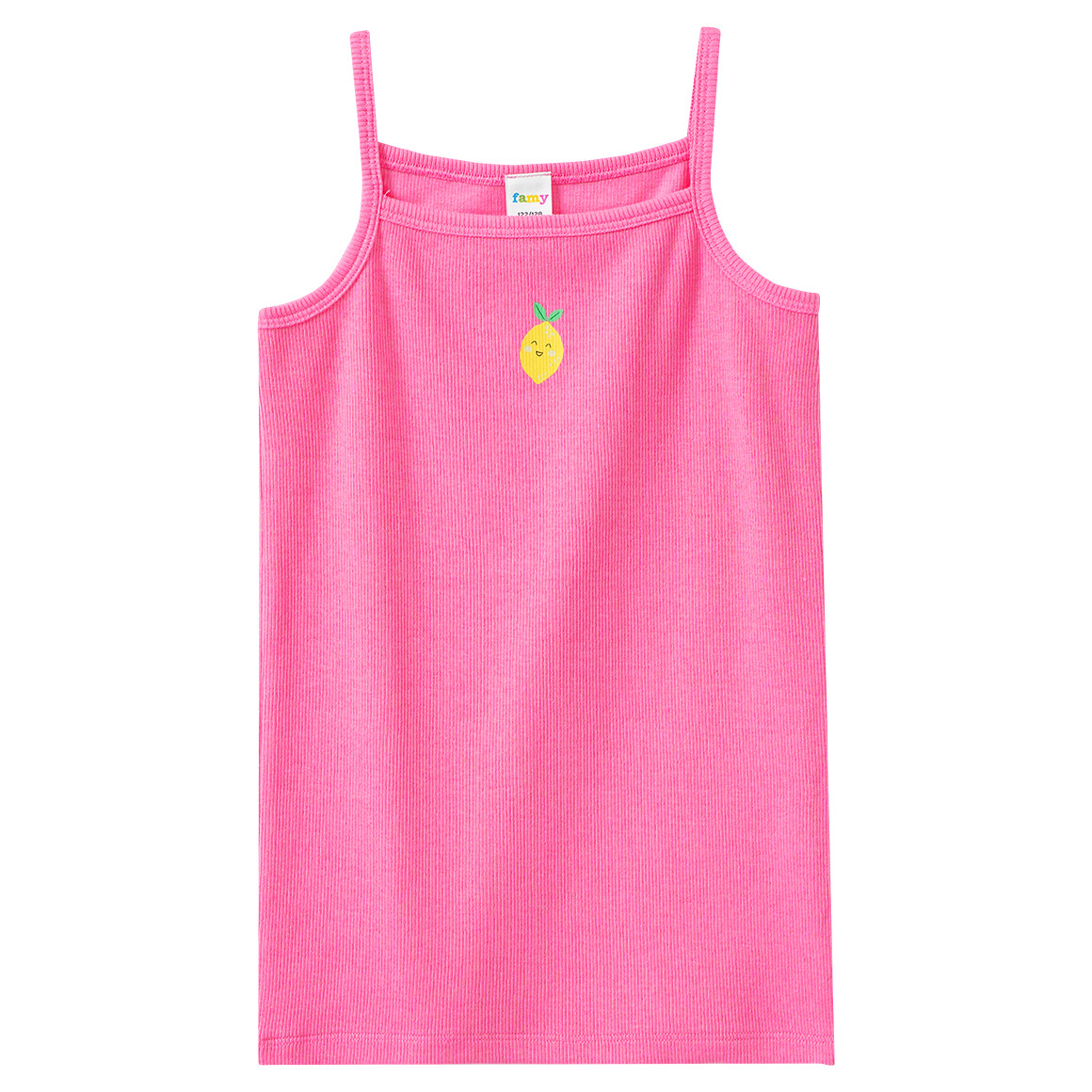 3 Mädchen Unterhemden mit Rippstruktur